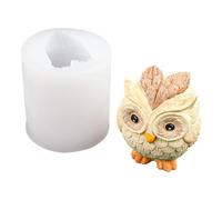 Silicone Owl Dessert Mold, Clear | Detailed Texture, Baking Projects, Easy Release, Plaster Casting Chocolate Home Making