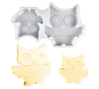 Silicone Owl Mold,Silicone 3D Owl Concrete Casting Molds | Versatile Craft Tool For Clay Dessert Wax Plaster Cake Chocolate | Creative Projects