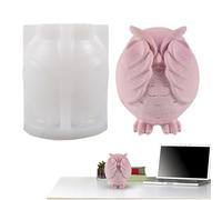 Silicone Owl Mould - Candle Moulds for Candle Making, Epoxy Resin Moulds, 3D Owls, Animal Mould, Cute Bird Shape, Cañdle Supply for Clay, Candles, Collectible Figures