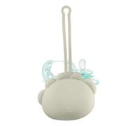 Silicone Pacifier Organizer - Portable Nipple Case with Lanyard, Pacifier Holder Bag for Daily Use, Travel, Walks, Camping, or Long Trips, Soft and Safe Silicone Storage, Convenient Accessory