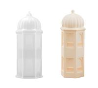 Silicone Pagoda Mold for Creating Epoxy Resin Handmade Desktop Decoration Handmade Tool Castles Mold for Making
