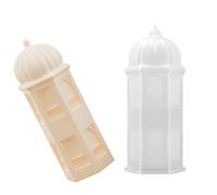 Silicone Pagoda Mold for Creating Epoxy Resin Handmade Desktop Decoration Handmade Tool Castles Mold for Making