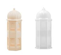 Silicone Pagoda Shaped Mold for Handmade Enthusiasts Aromatherapyies Practical Craft Classroom Supplies Silicone Castles Pagoda Mold