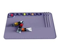Silicone Painting Mat, 24 x 16 inch, Resin Jewelry Casting Molds, Non-Slip Non-Stick Mat, Fade-resistant Painting Supplies for Painting, Art, Clay, Casting