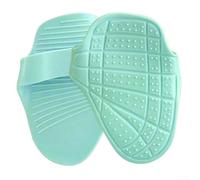 Silicone Palm Guards for Pull-ups and Weight Training - Anti-Slip Hand Grips with Ergonomic Palm Shape and Cushioned Pad to Protect Skin and Aid Grip (Green)