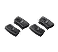 Silicone Pan Handle Covers 2/4pcs Silicone Anti-Scald Pot Handle Grip Cover Soft Pot Holder Sleeve Glove Pan Handle Cover for Frying Cast Iron Skillet Pan(4PCS Black)