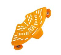 Silicone Pasta Strainer - Clip on Strainer for Pots and Pans | Heat Resistant Flexible Design with Easy Attachment, Space-Saving Colander for Noodles, Spaghetti, Vegetables, Kitchen Cooking Use