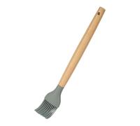 Silicone Pastry Brush - Professional Heat Resistant Basting Brush with Removable Head - Non-Stick, BPA Free for Baking, Grilling & BBQ - 27cm Premium Silicone Bristles & Bamboo Handle