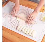 Silicone Pastry Mat Extra Thick Non Stick Baking Mat, Fondant Mat,Counter Mat,Dough Rolling Mat, Oven Liner, Pie Crust Mat