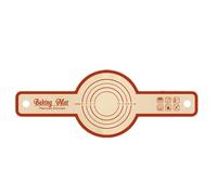 Silicone Pastry Mat - Foldable Silicone Bread Sling, Kneading Rolling Mat, Baking Tray with Measuring Scale, Heat Resistant Insert, Professional Dough Preparation Surface for Sourdough Pizza of Home