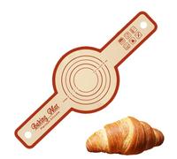 Silicone Pastry Mat - Folding Bread Sling Kneading Mat | Non Slip Rolling Mats for Baking, Dough Preparation, Bread Making, Elastic Silicone Baking Maat for Kitchen at Home, Bakery Supply