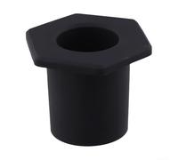 Silicone Patio Table Umbrella Hole Ring Set For 1.8 Inch Poles Weatherproof Outdoor Furniture Accessory 3 Pack Black(1pcs)