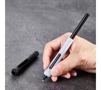 Silicone Pen Grip Holder Pen Stand Holder Compatible for Wacom Pro Pen 3 PTK470, PTK670 ，PTK870 Ergonomic Tablet Pen Protective Sleeve, Stylus Pens Accessoriesc (Black) (White)