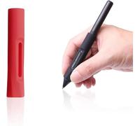 Silicone Pen Holder Grip Suitable for Wacom Pen LP-190-2K LP-1100-4K for Wacom One DTC-133 Pen Stylus (red, s)