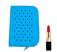 Silicone Pen Holder | Large Capacity Waterproof Silicone Pencil Case | Soft Portable Pencil Pouch for Home, Classroom, Workplace, Paper Pouch, Large Pure Blue, Se référer au descriptif, Refer to
