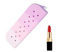 Silicone Pen Holder | Large Capacity Waterproof Silicone Pencil Case | Soft Portable Pencil Pouch for Home, Classroom, Workplace, Paper Pouch, Purple Rainbow Trumpet, Se référer au descriptif, Refer