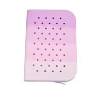 Silicone Pen Holder | Large Capacity Waterproof Silicone Pencil Case | Soft Portable Pencil Pouch for Home, Classroom, Workplace, Paper Pouch, Large Purple Rainbow, Se référer au descriptif, Refer to
