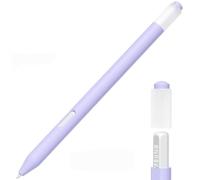 Silicone Pencil Case Compatible with Samsung Galaxy Tab S11/S11 Ultra, Soft Silicone Sleeve Thin Protective Cover Non-Slip Smooth Grip for Galaxy Tab S11/S11 Ultra S Pen (Lavender Purple)