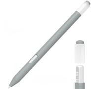 Silicone Pencil Case Compatible with Samsung Galaxy Tab S11/S11 Ultra, Soft Silicone Sleeve Thin Protective Cover Non-Slip Smooth Grip for Galaxy Tab S11/S11 Ultra S Pen (Light Gray)