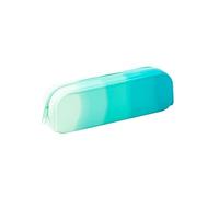 Silicone Pencil Case, Large Capacity Storage Pouch, 20.5 x 6.5 x 5 cm (Mint Green)