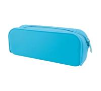 Silicone Pencil Case, Stationery Storage Bag, Cosmetics Silicone Pouch, Stylish Aesthetic Design Compact and Portable 19x5x8cm Spacious Interior for Women, Makeup Pouch