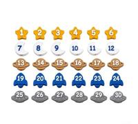 Silicone Pencil with Numbers 1-30 for Easy Identification - Reusable Classroom Organizers Teacher Tools School Supply Storage Solutions