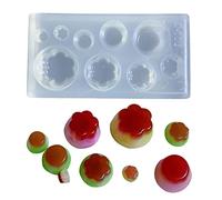 Silicone Pendant Mold for Resin Acrylic Jewelry Tools Earring Necklace Casting Making Mold for Epoxy Making Casting Keychain Molds Keychain Molding Molds