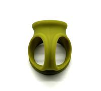 Silicone Penis Ring Sm Testicle Bondage Ball Stretcher Cock Cage Semen Lock Dick Enlarger Male Masturbation Sex Supplies Green One Size