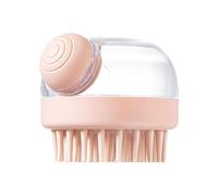 Silicone Pet Bath Brush | mistmassage brush dog,grooming brush for dogs hair,180ml Shampoo Dispenser & Detachable Head,One-Hand Control & Bath Time Solution - Long/Short Haired Cats & Dogs