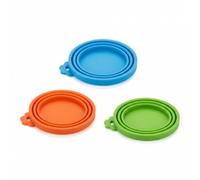 Silicone Pet Can Lids for Tins, Universal Tin Can Covers Lids, 1 Fit 3 Standard Size (3oz/5.5oz/12oz) Dog and Cat Food Tin Lids, Airtight Reusable Dishwasher Safe Can Covers