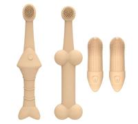 Silicone Pet Finger Toothbrushes Full Mouth Coverage Teeth Cleaning Tool Gentle on Gums Suitable for Puppies Pet Finger Toothbrush for Small Dogs