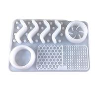 Silicone Pet Licking Pad Dog Lick Pad Slow Feeding Mat Slow Feeder for Wet Dry Food Slow Down Eating