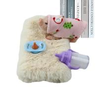 Silicone Pet Pig,Elastic Fake Animal Ornament | Elastic Animal Ornament, Vibrant Mini Realistic Animals for Kids Toy