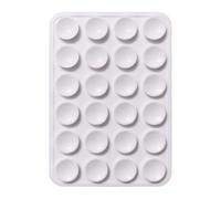 Silicone Phone Grip - Reusable Sticky Suction Mount, Strong Hold Adhesive Pad, Lightweight Portable Phone Holder | For Mobile Phones, Desktops, Car Interiors, Videos, Selfies, Travel, Office