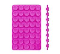 Silicone Phone Suction Grip - Reusable Sticky Smartphone Stand, Strong Hold Cell Grip Pad | Perfect for Recording Videos, Taking Selfies, Watching Movies, Live Broadcast, Travel