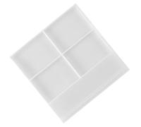 Silicone Photo Frame Making Mold for Resin Casting 18.4x18.3x1.7cm | Reusable White Mould, Easy Cleanup, for Beginners and Resin Artists, DIY Craft with Glitter or Flowers