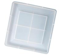 Silicone Photo Frame Mould for Resin Artists DIY Craft Making | White Washable Design, Easy Demoulding, Creates Custom Decorations for Polymer Clay, Wax, Gifts and Photo Displays