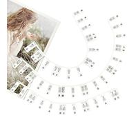 Silicone Piano Stickers Piano Keyboard Staff Sticker Removable Keyboards Labels Learning Piano Notes Strips Musical Instrument Accessories Guide for Beginner (88 Black)