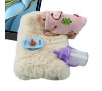 Silicone Piglelet Reborn Toy - Mini Poll Figure, Realistic Pet | Tiny Pig Squishy Model with Details for Parts, Pretend Play or Display