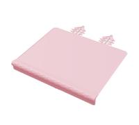 Silicone Placemat with Teething Edge Bumper and Spill Stopper - Dishwasher Safe, Non-Slip Suction Activity Mat for Infants, Babies, Toddlers, Kids - Travel Ready (KCD-FZ-PK)