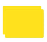 Silicone Placemats for Kids,2pcs Table Mat,Non Slip, Heat Resistant,Dishwasher Safe,40 x 30 cm Yellow