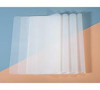 Silicone Placemats for Kids,4pcs Table Mat,Non Slip, Heat Resistant,Dishwasher Safe,40 x 30 cm,Frosted Transparent