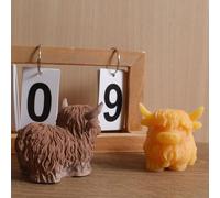 Silicone Planter Mold - Resin Casting Molds, 3D Cow Craft Mold for Flower Pots, Jewelry Boxes, Candy Jars, Wax, Clay, Epoxy | DIY Craft Supplies for Home Decor, Art Projects, Desk Accesso