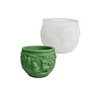 Silicone Planter Molds Christmas Theme Suitable for Resin Casting Decorative Cups and Gift Container Creations Christmas Craft Mold