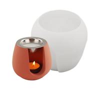 Silicone Planter Mould for Resin, Non-Stick Casting Molds - Reusable Silicone Vase Mold | Home DIY Candle Holder Plaster Cement Concrete Storage Container for Handmade