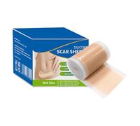 Silicone Plaster for Scars 4 x 50 cm Silicone Scar Tape Reusable Roll Scar Tape for Cesarean Section Scars Remove Scars on the Face Keloid