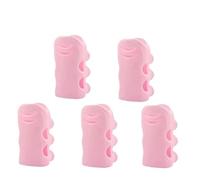 Silicone Plastic Showerhead Suction Cup Base Non Perforated Showerhead Bracket Rain Showerhead Hanging Showerhead Holder(Pink-5pcs)