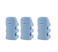 Silicone Plastic Showerhead Suction Cup Base Non Perforated Showerhead Bracket Rain Showerhead Hanging Showerhead Holder(Blue-3pcs)