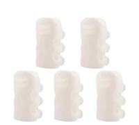 Silicone Plastic Showerhead Suction Cup Base Non Perforated Showerhead Bracket Rain Showerhead Hanging Showerhead Holder(White-5pcs)