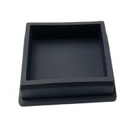 Silicone Plug Seal Stopper Blanking End Caps, Square T Plugs Black Rubber Foot Pad for Pipe and Table 10pcs(20.6mm)